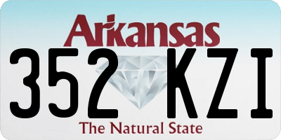 AR license plate 352KZI