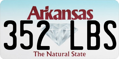 AR license plate 352LBS