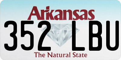 AR license plate 352LBU