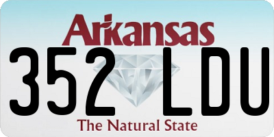 AR license plate 352LDU