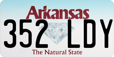 AR license plate 352LDY