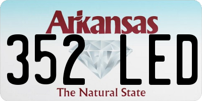 AR license plate 352LED