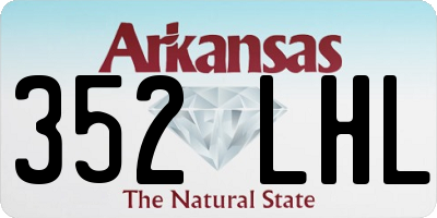 AR license plate 352LHL