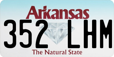 AR license plate 352LHM