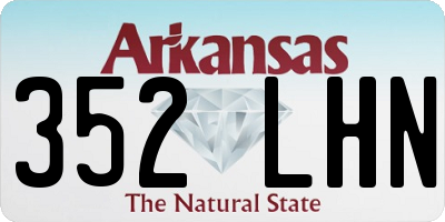 AR license plate 352LHN