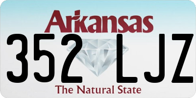 AR license plate 352LJZ