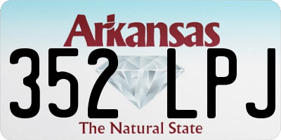 AR license plate 352LPJ