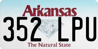 AR license plate 352LPU