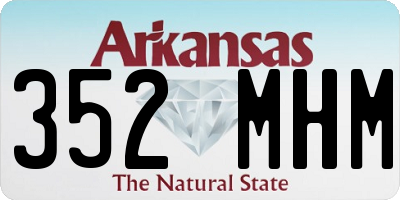 AR license plate 352MHM