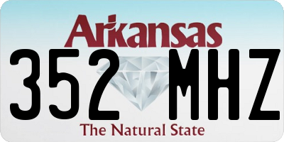 AR license plate 352MHZ