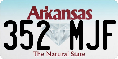 AR license plate 352MJF