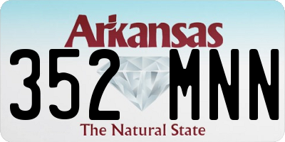AR license plate 352MNN