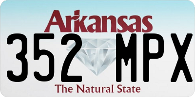 AR license plate 352MPX