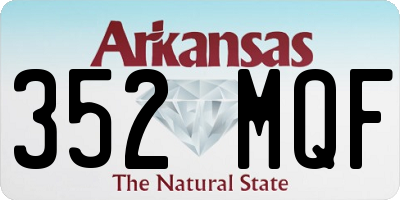 AR license plate 352MQF