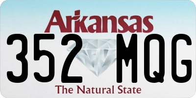 AR license plate 352MQG