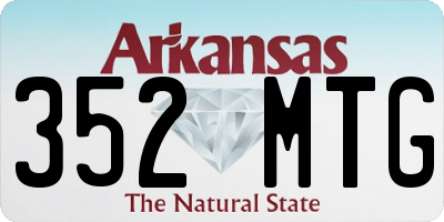 AR license plate 352MTG