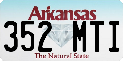 AR license plate 352MTI
