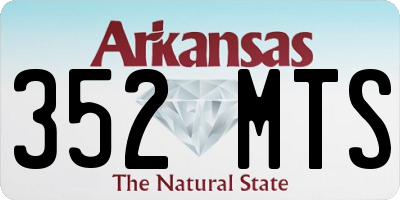 AR license plate 352MTS