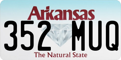 AR license plate 352MUQ