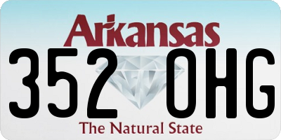 AR license plate 352OHG