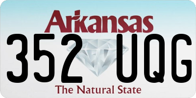 AR license plate 352UQG