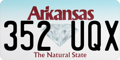 AR license plate 352UQX