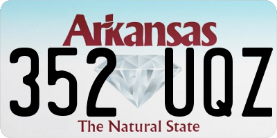AR license plate 352UQZ