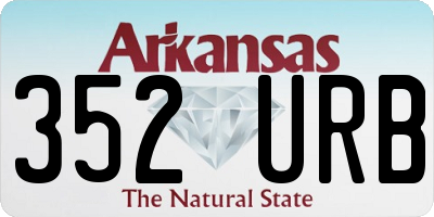 AR license plate 352URB