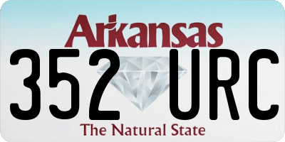 AR license plate 352URC