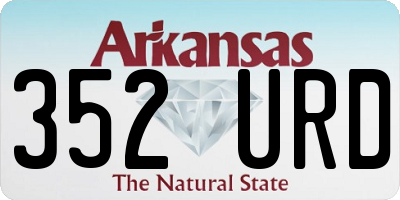 AR license plate 352URD