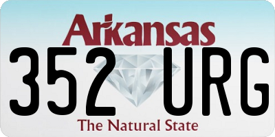 AR license plate 352URG
