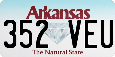 AR license plate 352VEU