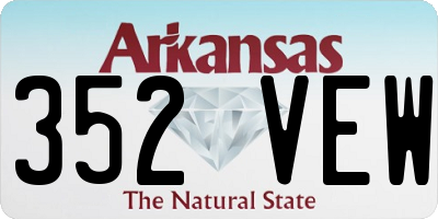 AR license plate 352VEW