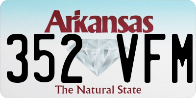 AR license plate 352VFM
