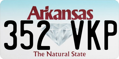 AR license plate 352VKP