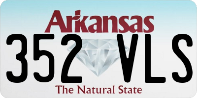 AR license plate 352VLS