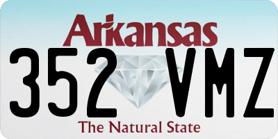 AR license plate 352VMZ
