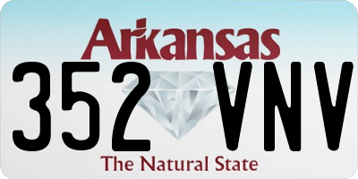AR license plate 352VNV