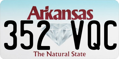 AR license plate 352VQC