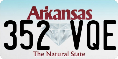 AR license plate 352VQE