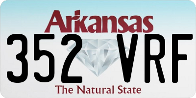 AR license plate 352VRF