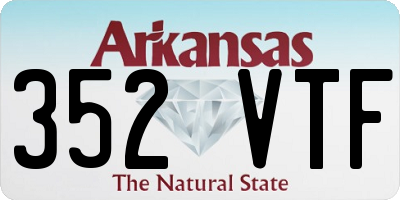 AR license plate 352VTF