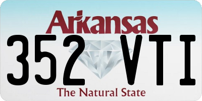 AR license plate 352VTI