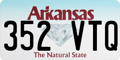 AR license plate 352VTQ