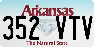 AR license plate 352VTV