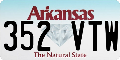 AR license plate 352VTW