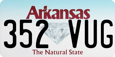 AR license plate 352VUG