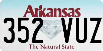 AR license plate 352VUZ