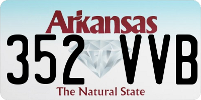 AR license plate 352VVB