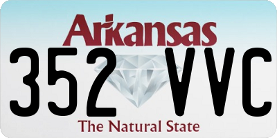 AR license plate 352VVC